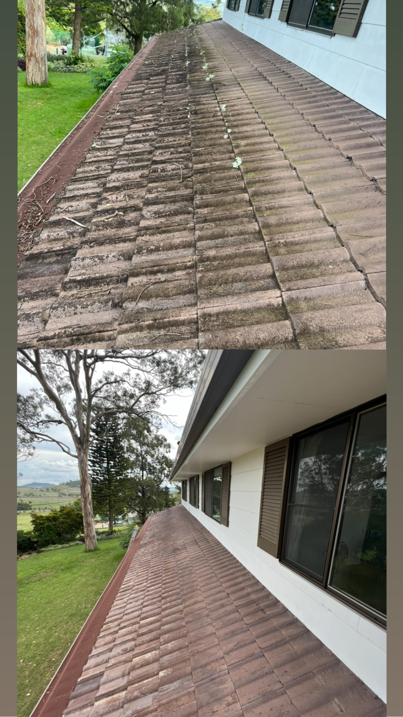 Roof, Eaves and Gutter Cleaning at Cranley Toowoomba